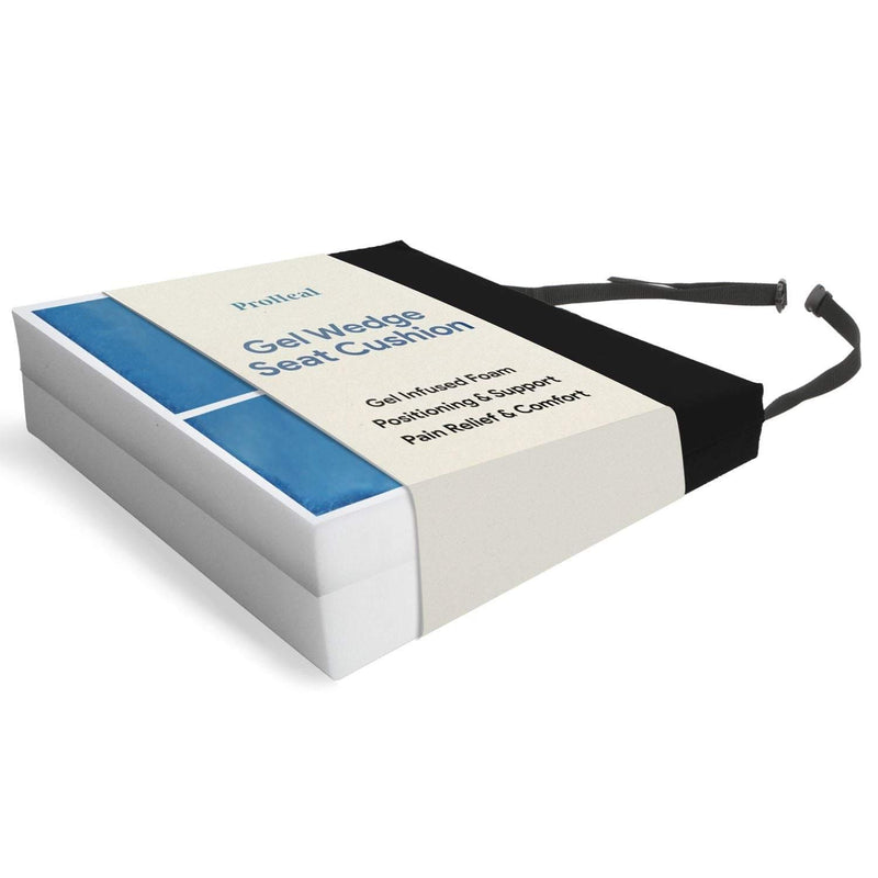 Gel Wedge Wheelchair Seat Cushion For Posture & Pressure Relief ProHeal