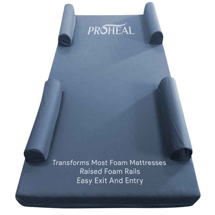 Hospital Bed Matteress Cover With Defined Bed Rail For Foam Mattress ProHeal