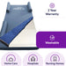 Hospital Bed Mattress Cover With Defined Bed Rail For Foam Mattress - ProHeal-Products