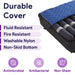 Low Air Loss Alternating Pressure Mattress With Rails, Bariatric - 36x80x10/13" - ProHeal-Products