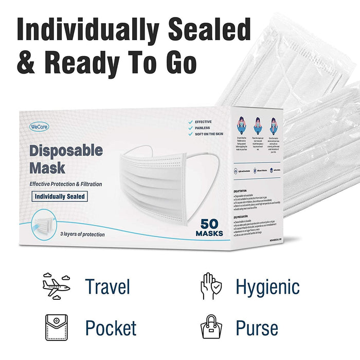 Mask Box of 50 - White - ProHeal-Products