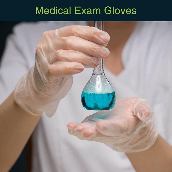 Medical Grade Vinyl Gloves - Clear - ProHeal-Products