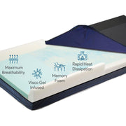 Memory Foam Hospital Mattress Pressure Redistribution, Gel Infused ProHeal