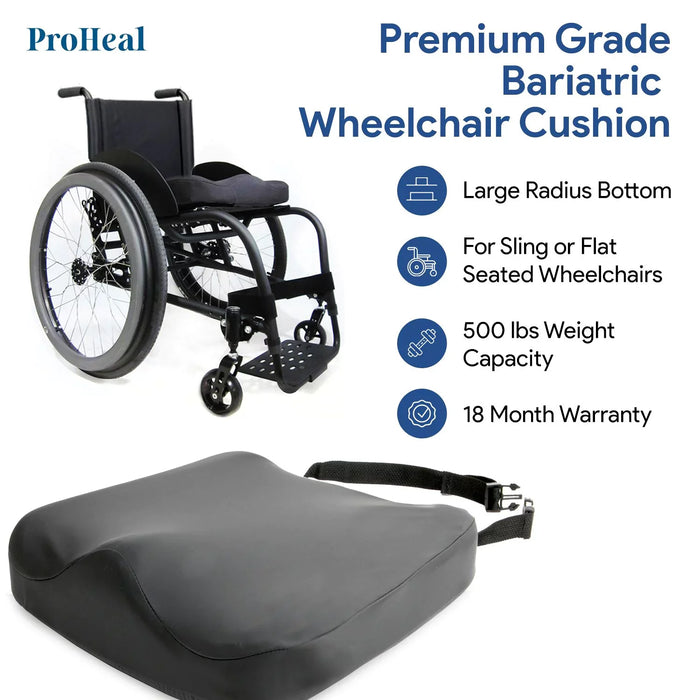 Molded Foam Bariatric Wheelchair Cushion - ProHeal-Products