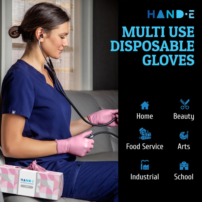 Nitrile Gloves -Pink - ProHeal-Products