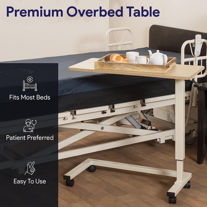 Overbed Table - Oak - ProHeal-Products