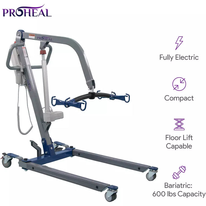 Portable Patient Lift - Compact Folding Full Body Patient Transfer Lifter - ProHeal-Products