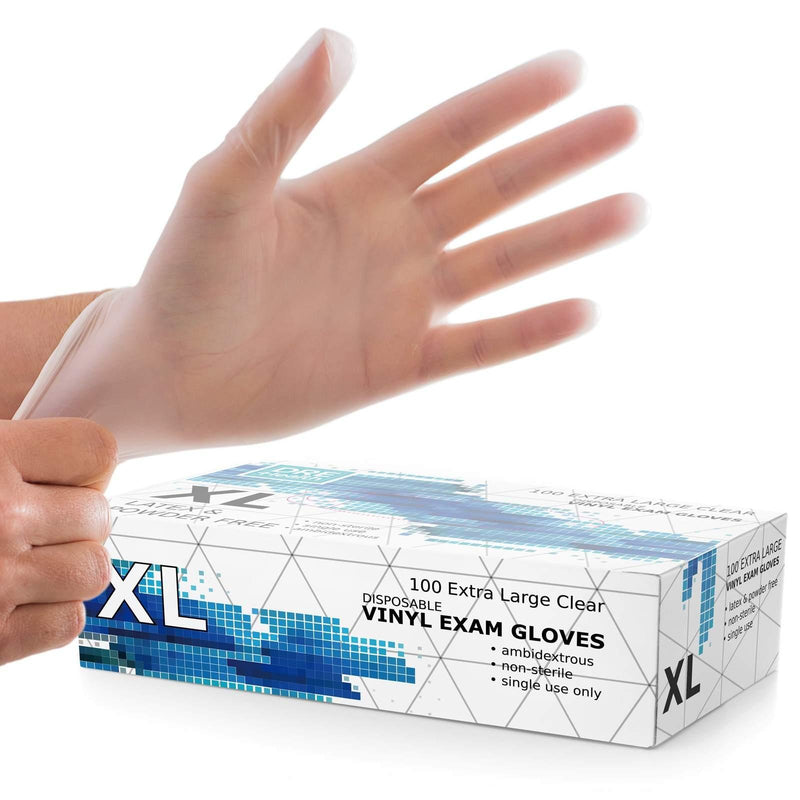 Powder Free Disposable Vinyl Gloves - Clear DRE Health