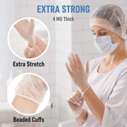 Powder Free Disposable Vinyl Gloves - Clear - ProHeal-Products
