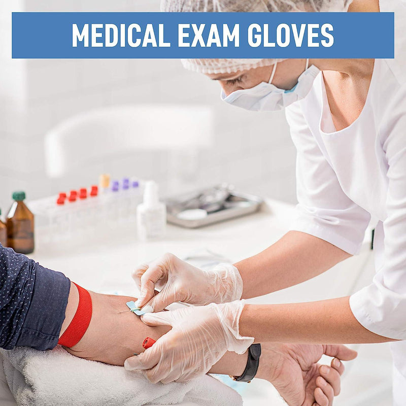 Powder Free Disposable Vinyl Gloves - Clear - ProHeal-Products