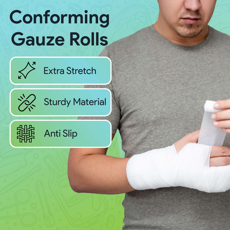 Premium Stretch Gauze Rolls - ProHeal-Products