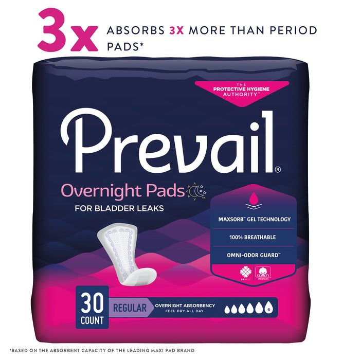 Prevail Bladder Control Pad – Overnight - ProHeal-Products