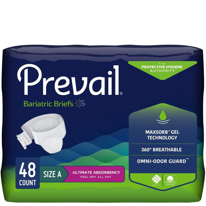 Prevail Air Daily Stretchable Briefs, Heavy Absorbency - Size 3