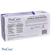 ProCure Disposable Nitrile Gloves - Cool Blue ProCure