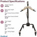 Protekt Onyx Hydraulic Patient Lift - ProHeal-Products