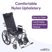 Reclining Wheelchair with Elevating Legrests - ProHeal-Products