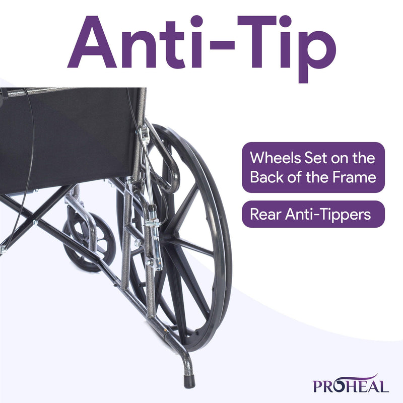 Reclining Wheelchair with Elevating Legrests - ProHeal-Products