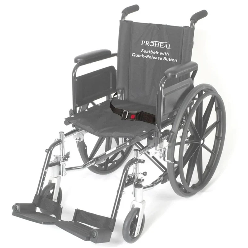 K2 Wheelchair with Anti-Tippers, Seatbelt and Cushion