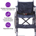 Wheelchair Seatbelt With Push Button ProHeal