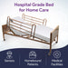Semi Electric Hospital Bed - 36"x80" - Adjustable Height and Hi Lo - ProHeal-Products