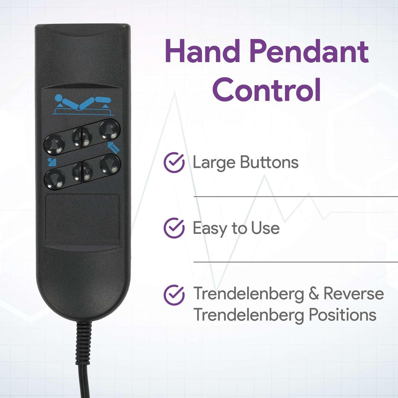 Semi Electric Hospital Bed - 36"x80" - Adjustable Height and Hi Lo - ProHeal-Products