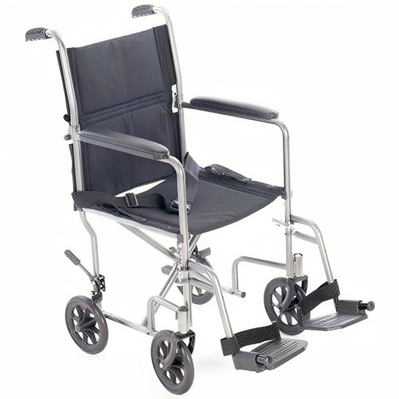 Steel Transport Wheelchair - 19"