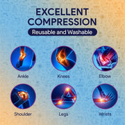 Skate Boards & Sports Compression Bandage Wrap For Wounds - 2 Pack - ProHeal-Products