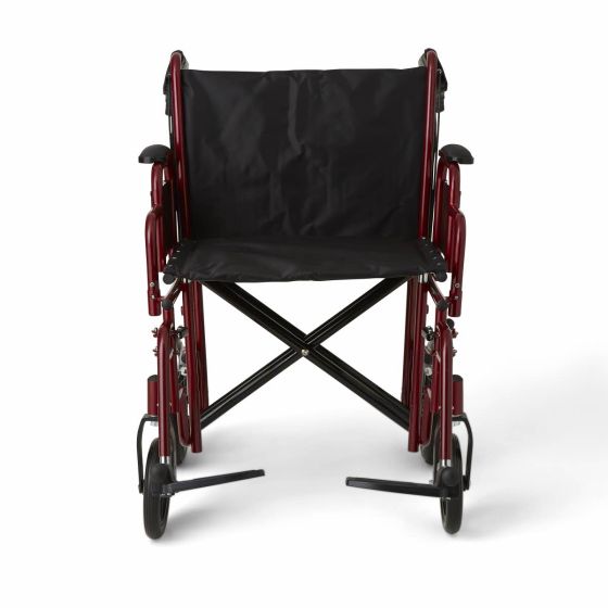 Bariatric Transport Chair with Swing-Away Footrests 500 lb. Capacity