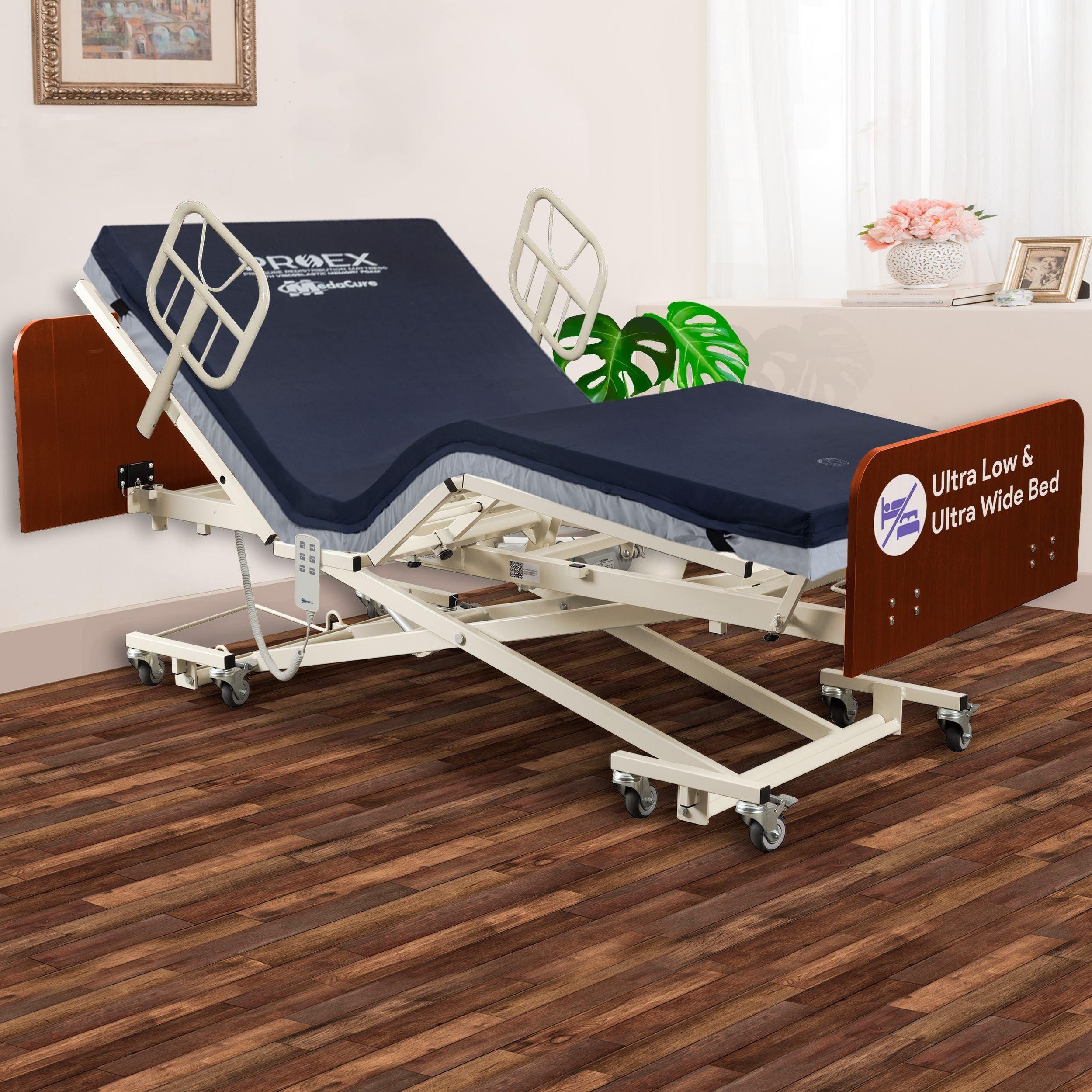 Ultra Low And High Adjustable Electric Hospital Bed — ProHeal-Products