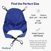 Universal Divided Leg Lift U Sling - ProHeal-Products
