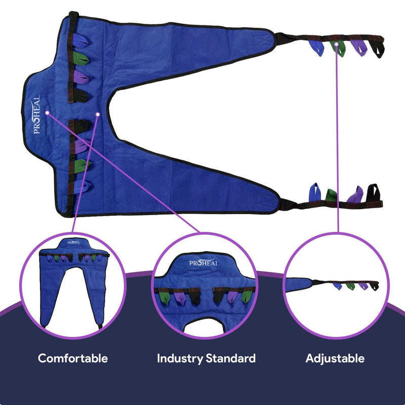 Universal Patient Transfer Lift Sling - Polyester Slings - ProHeal-Products