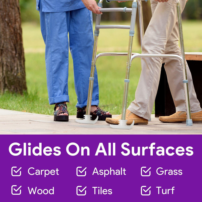 Walker Ski Glides Heavy Duty ProHeal