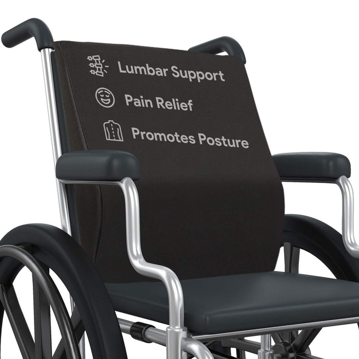 ProHeal Wheelchair Back and Lumbar Support Pillow Set - Lower Back