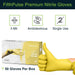 Yellow Disposable Nitrile Gloves FifthPulse
