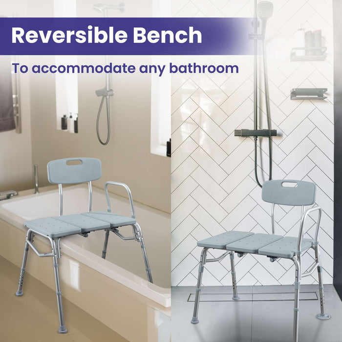 Transfer Bench Shower Chair for Bathtub - Case of 2