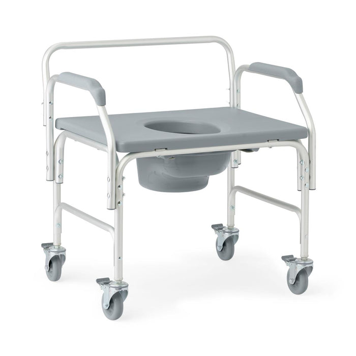 Bariatric Commode with Wheels 1,000lb