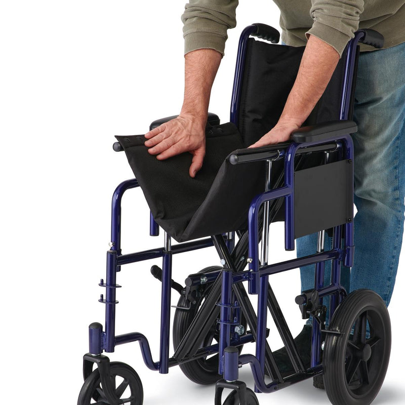 Bariatric Transport Chair 22in Seat 500lb