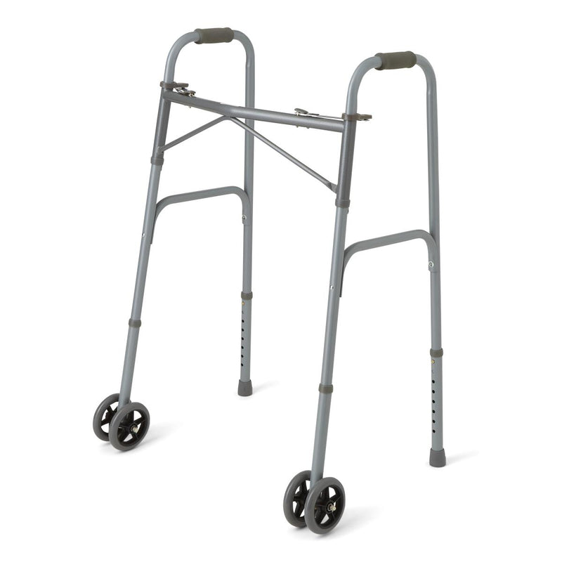 Bariatric Folding Walker 600lb Capacity with Wheels