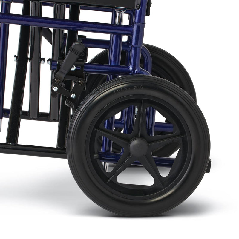 Bariatric Transport Chair 22in Seat 500lb