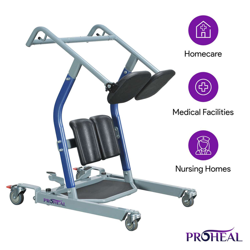 Stand Assist Lift Sit To Stand Transfer - Adjustable Base