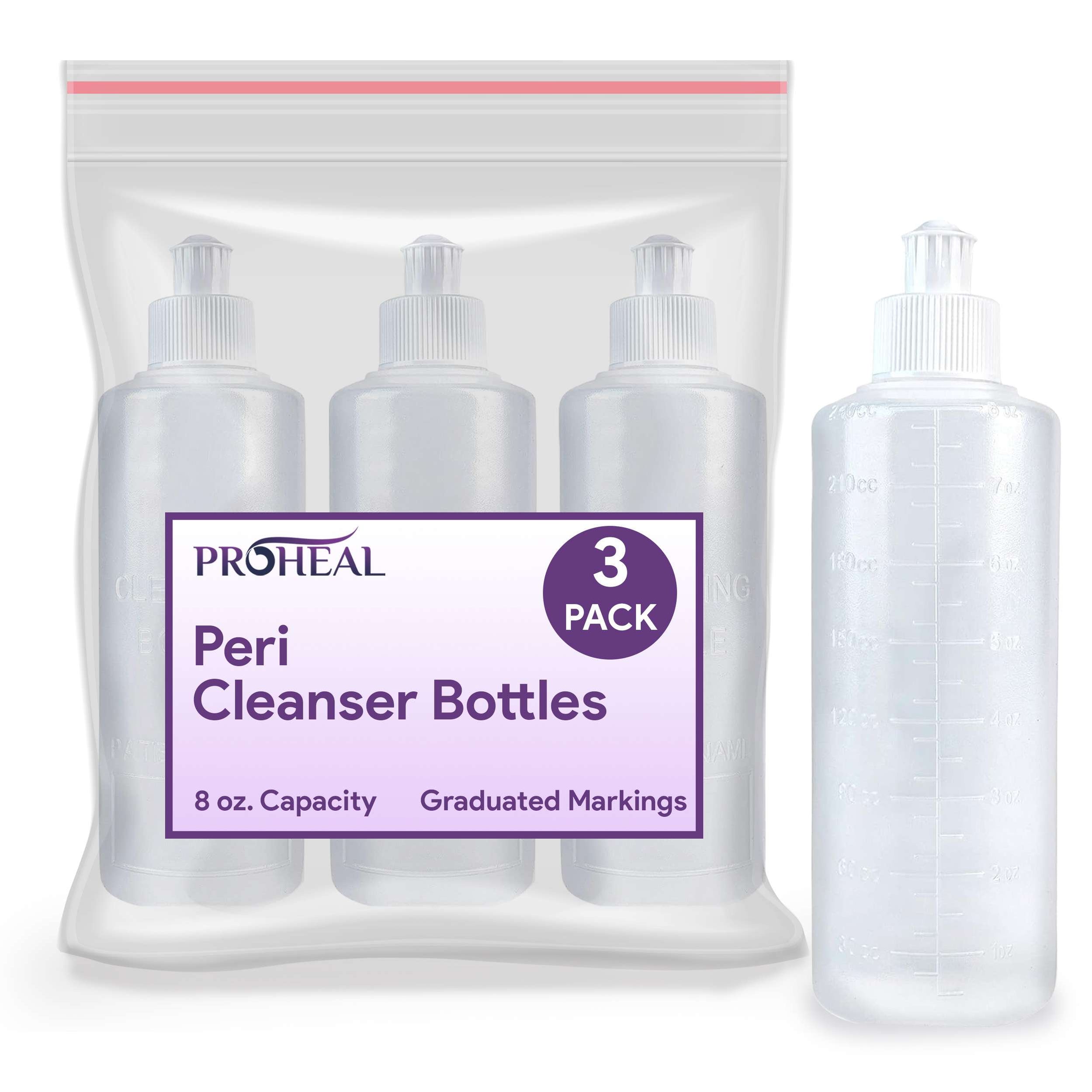 Peri Bottle for Postpartum Care - Essential 8 oz 3-Pack for New Moms ...