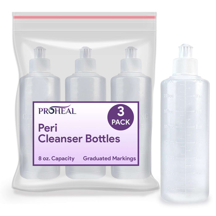 Peri Bottle for Postpartum Care - 8 oz - 3 Pack