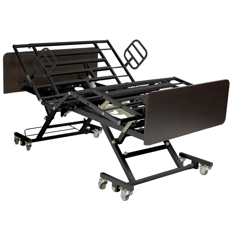 Bariatric Electric Hospital Bed Ultra Low Expandable Width and Height